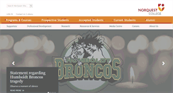 Desktop Screenshot of campusalberta.norquest.ca